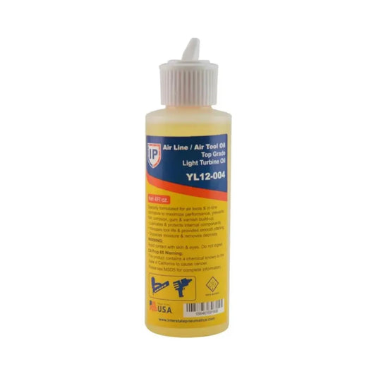 Aceite para herramientas neumáticas en botella de 4 oz, tapa rosca, YL12-004