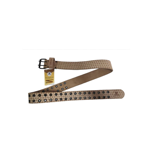 Cinturón de trabajo de cuero de grano superior de alta calidad resistente de 2 pulgadas, cuadriculado 20-381