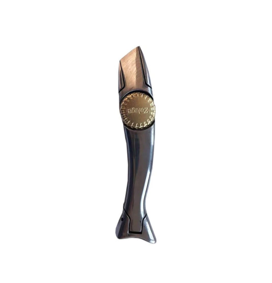 Navaja Aluminio Shark Funda Seguridad Doble Imán 19-101 - Zeluga