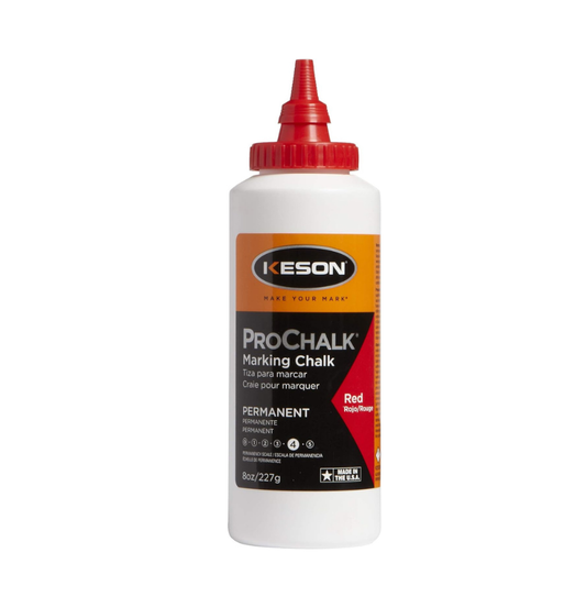 Keson PM8RED ProChalk Ultimate - Tinte para tiza, Rojo, 4 8,onzas