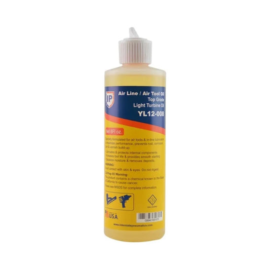 Aceite para herramientas neumáticas Interstate Pneumatics YL12-008, 8 oz