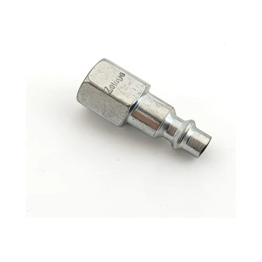Tapón NPT hembra de acero al carbono, 1/4", con rosca y hexágono exterior