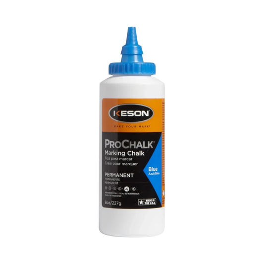 Keson PM8BLUE ProChalk tiza permanente azul nivel 4, 8 oz
