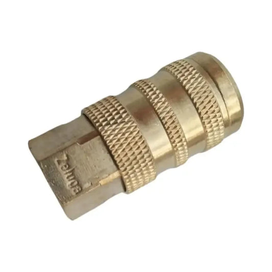 Acoplador hembra de latón industrial 1/4 NPT de 6 bolas 22-154