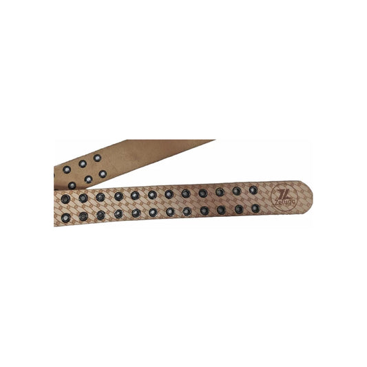 Cinturón de trabajo de cuero de grano superior de alta calidad resistente de 2 pulgadas, cuadriculado 20-381
