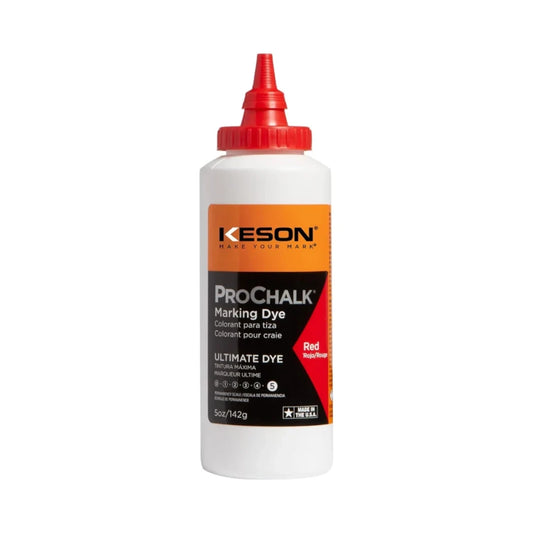 Keson 5RD ProChalk Ultimate tinte para tiza rojo, 5 onzas
