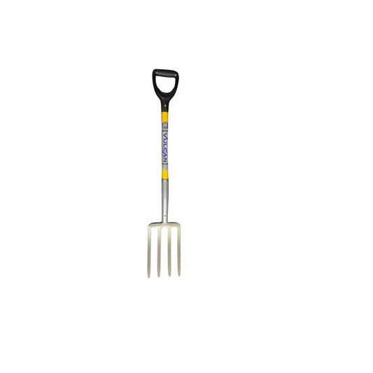 Vulcan Trinche BJ-4F-OR - Horquilla Profesional de 4 Dientes para Construcción