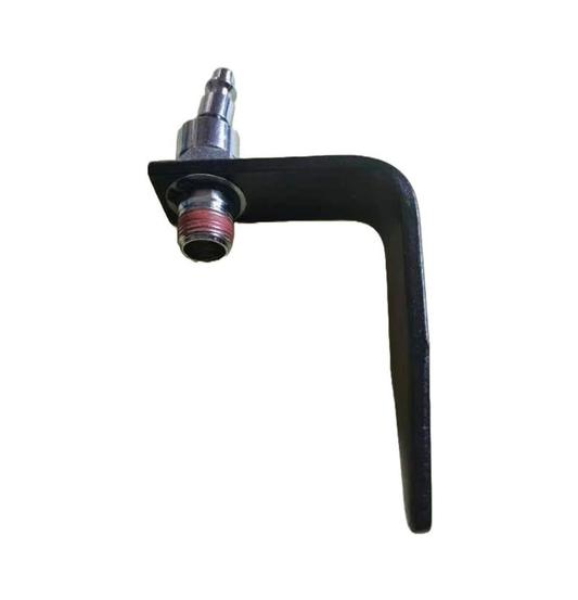 Gancho neumático de aluminio resistente en forma de L para pistolas de clavos 22-414
