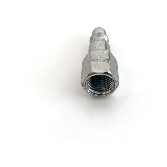 Tapón NPT hembra de acero al carbono 1/4", con rosca interna visible
