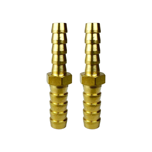 1/4" Hose Barb Fitting Metals Splicer - Paquete de 2 Piezas ZL159