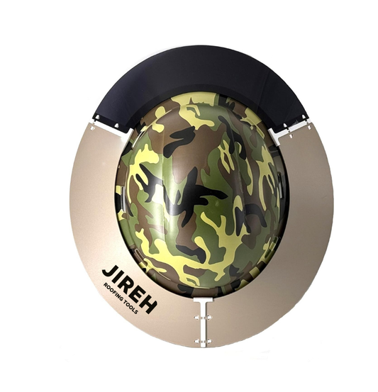 Sombrilla profesional para casco 15-483 visera reutilizable y reemplazable con protección solar \