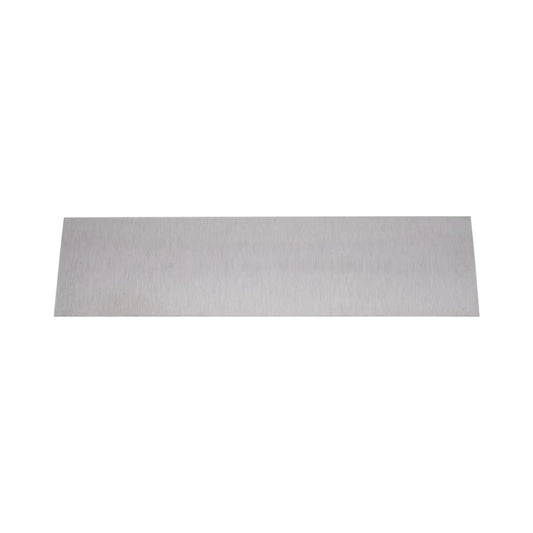 Hoja de acero rectangular para llana de acabado, superficie gris mate
