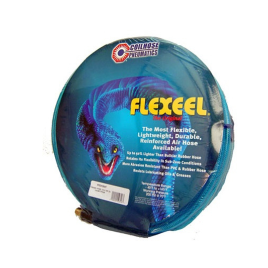 Manguera de aire reforzada de poliuretano PFE41004T COBRA Azul Flexeel