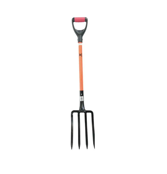 Tenedor de fibra de vidrio D-Grip de cuatro dientes y para techos 10-151