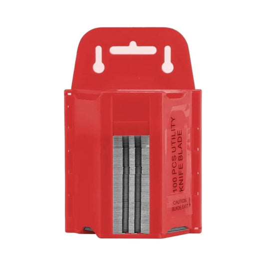 100 cuchillas de gancho de acero con dispensador para roofing 19-138