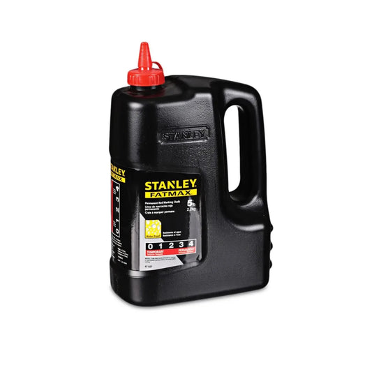 Red, Permanent, 5 lb Size, Waterproof, Bottle, Red STANLEY Marking Chalk 47-827 # 4