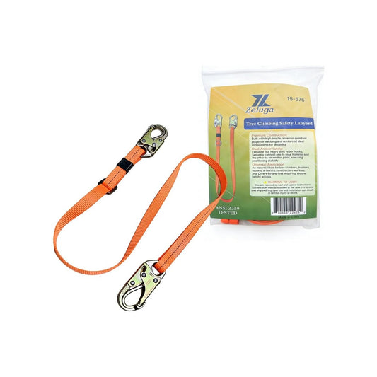 Eslinga de seguridad Zeluga 15-576 naranja con doble gancho