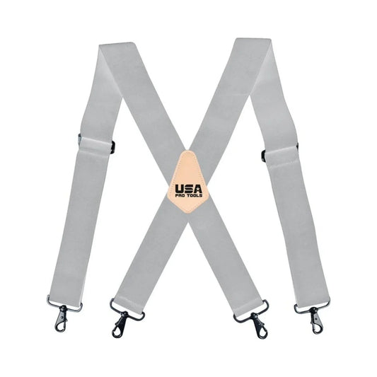 Tirantes de trabajo elásticos USA Pro Tools CRSST12 gris