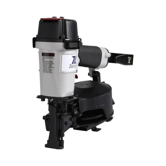 Clavadora neumática de bobina para techos Zeluga 28-145, vista frontal