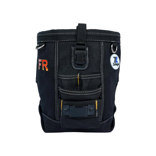 Bolsa de Perno de Nailon Resistente al Fuego con Clip de Cinta - Negro 20-335