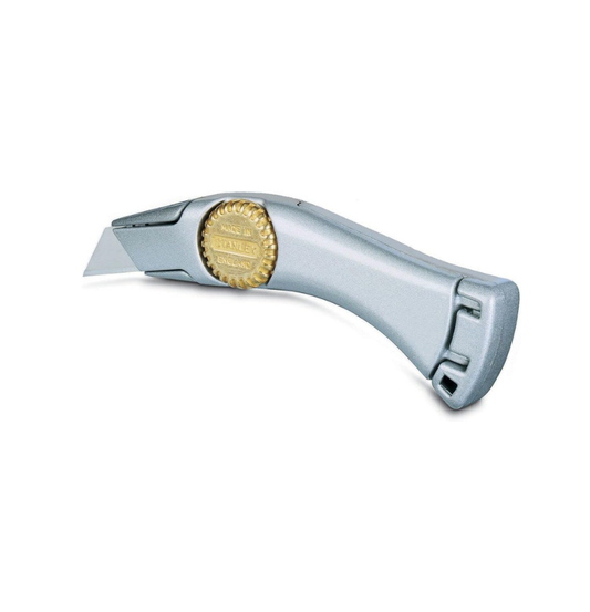 navaja Stanley 10-550M Cuchillo "Titán" con hoja fija, Plata