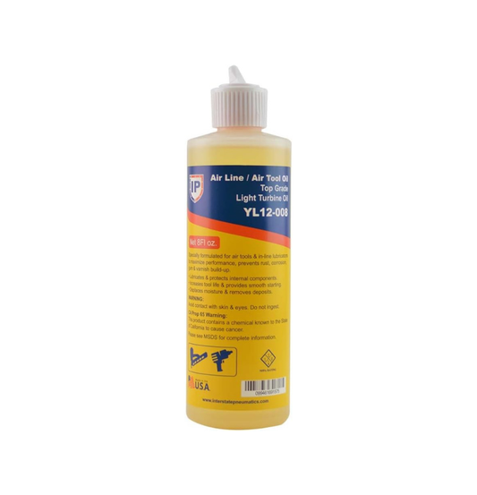 Aceite para herramientas neumáticas YL12-008 (LSC) - Tapa superior abatible - 8 oz Interstate Pneumatics
