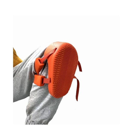 Rodilleras protectoras 15-498 con doble correa, goma antideslizante