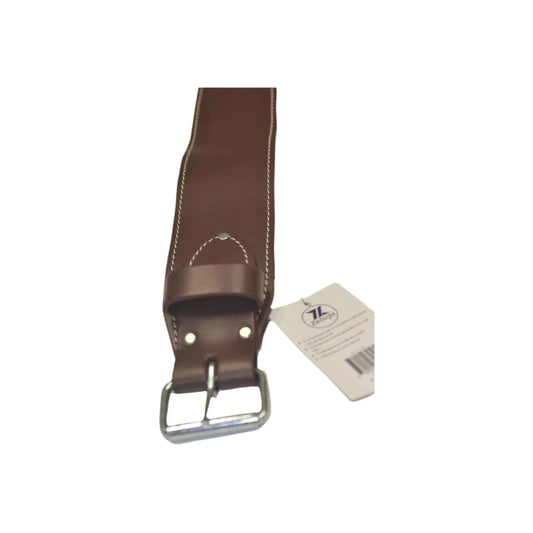 Cinturón de trabajo de cuero estilo Ranger resistente 3 pulgadas, marrón 20-176