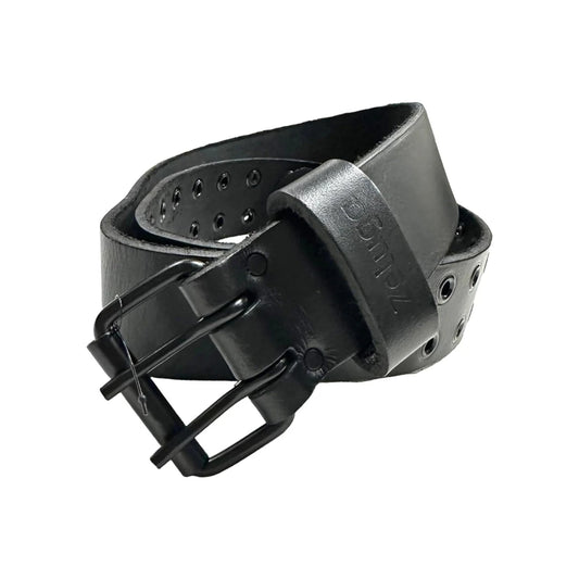 Cinturón de trabajo de cuero de grano superior de alta calidad de alta resistencia 2 pulgadas, negro 20-290
