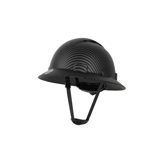 Casco de Seguridad Zeluga 15-445 Ventilado, Fibra de Carbono Negro Mate