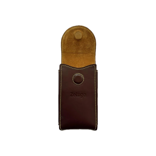20-488 Soporte de Teléfono de Cuero Resistente al Fuego - Funda de Cuero para Teléfono Celular, Cereza