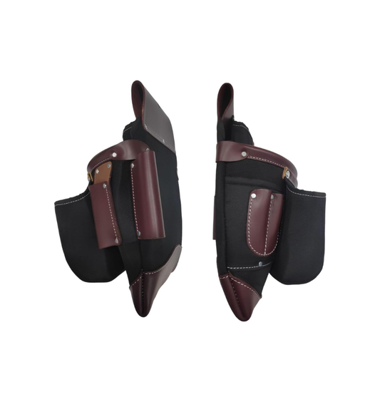 Morral Cinturón de herramientas 100% cuero, Bolsa, carpintero, construcción, 20-171