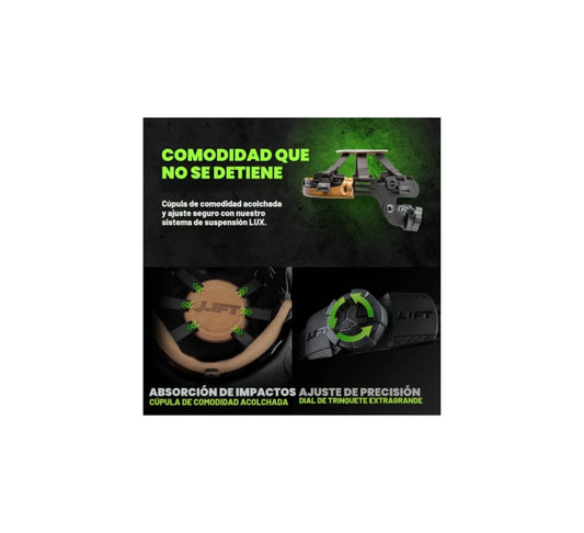 LIFT Safety CSA DAX Casco de Ala Completa - Natural