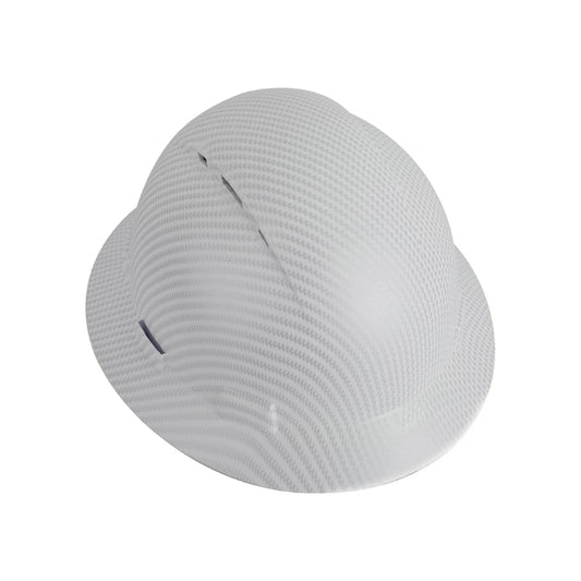 Casco de Seguridad Zeluga 15-450 Ventilado, Fibra de Carbono Blanco Mate