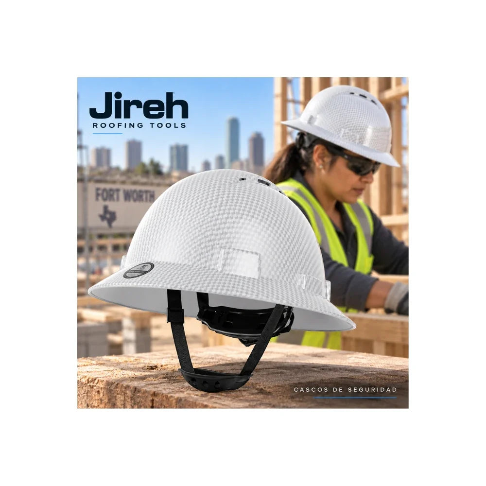Casco Zeluga fibra de carbono blanco mate con barboquejo