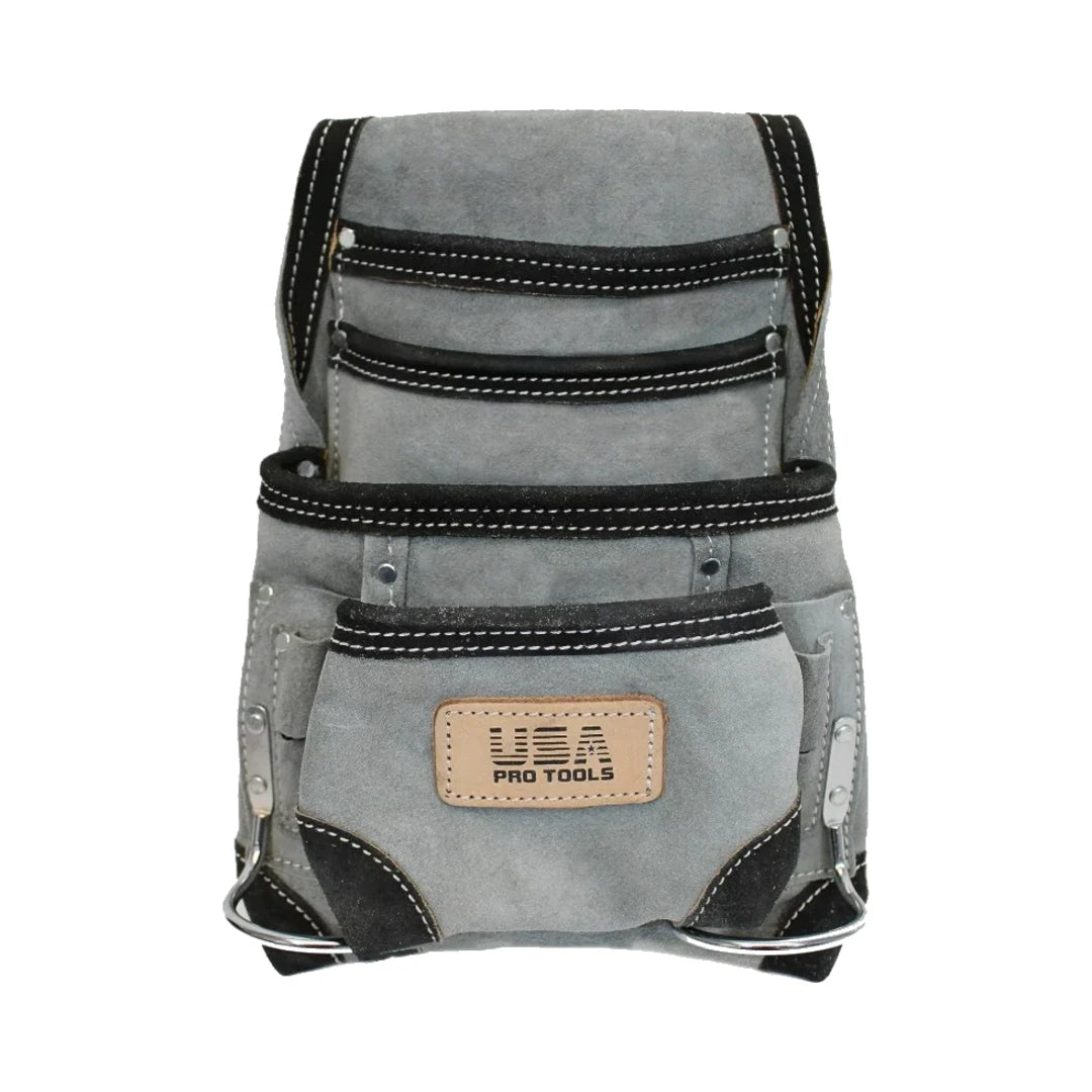 Bolsa de herramientas de gamuza USA Pro Tools color gris
