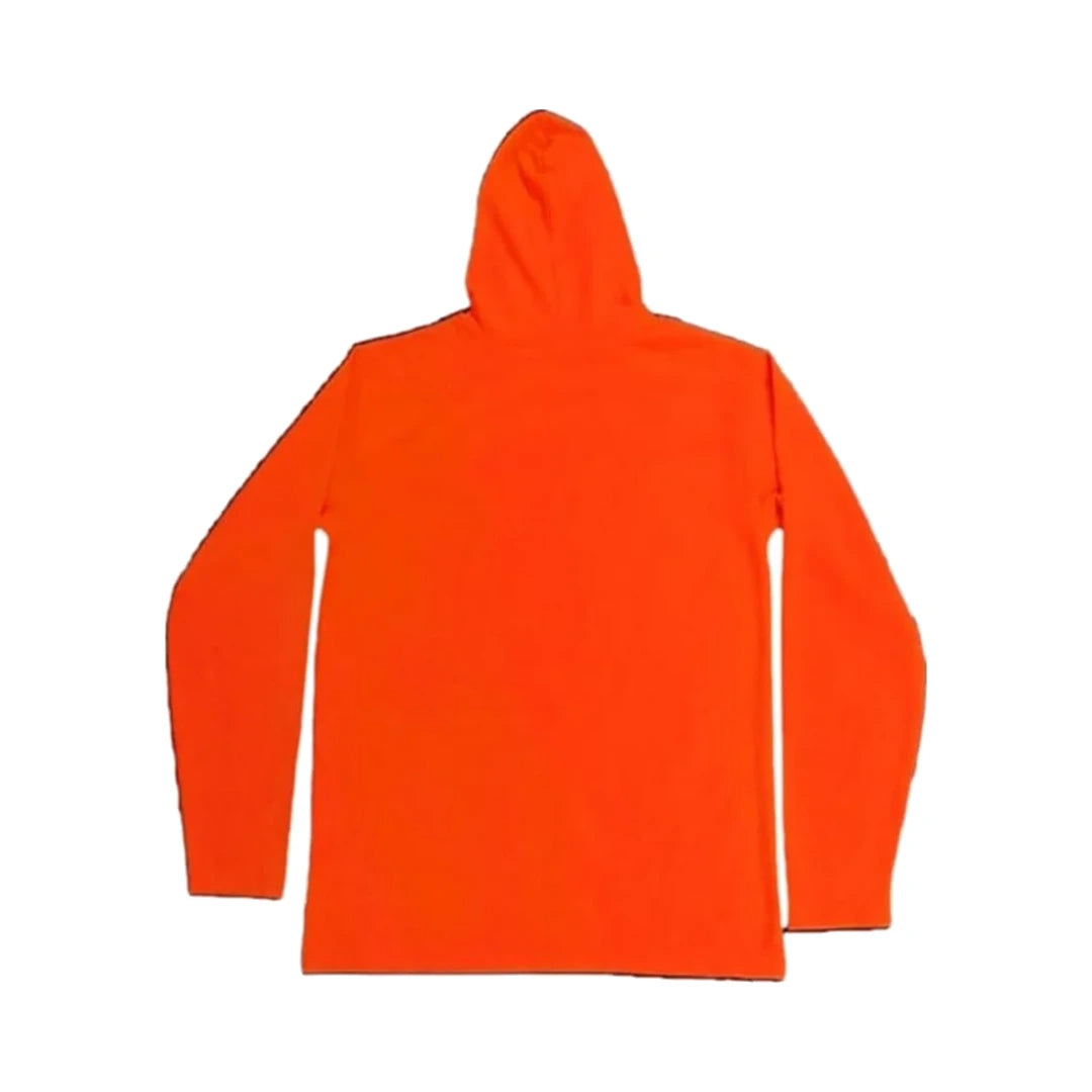 Camisa con capucha Zeluga naranja extendida