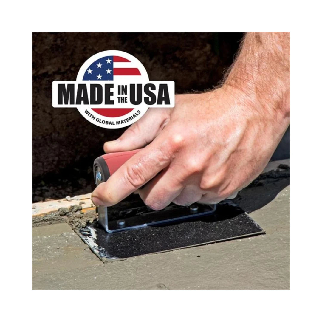 Canteador Marshalltown en uso sobre concreto fresco, hecho en EE. UU.