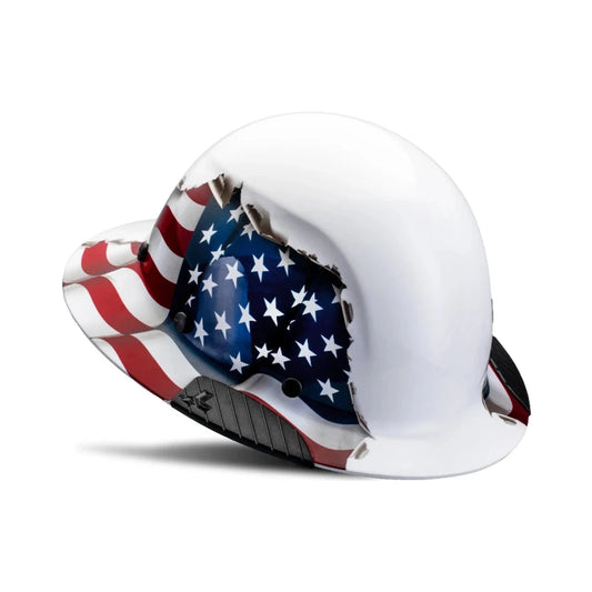 Casco DAX bandera de Estados Unidos, vista de tres cuartos