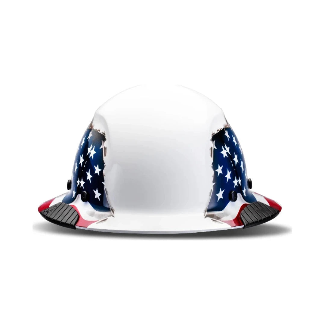 Casco DAX bandera de Estados Unidos, vista frontal