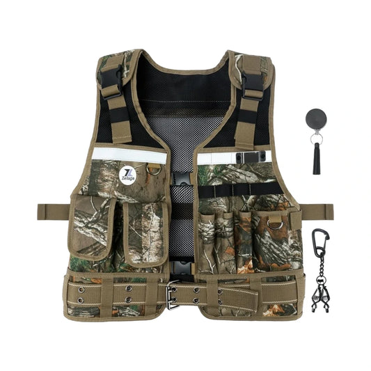Chaleco portaherramientas Zeluga 15-585 de camuflaje con accesorios