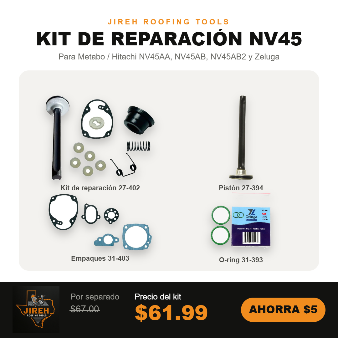 Kit de reparación para clavadora NV45
