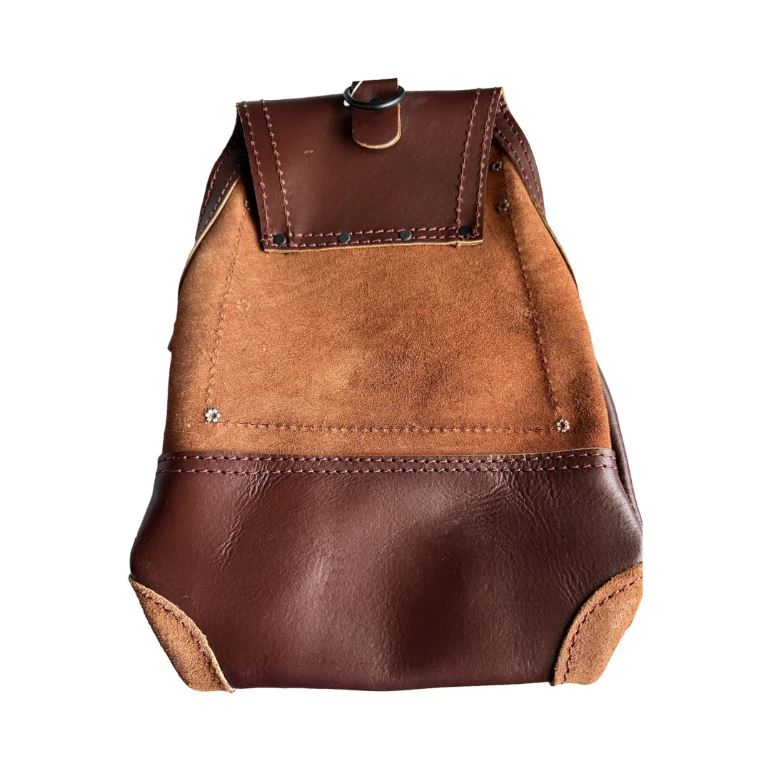 USA Pro Tools P-1291 bolsa de cuero café vista trasera