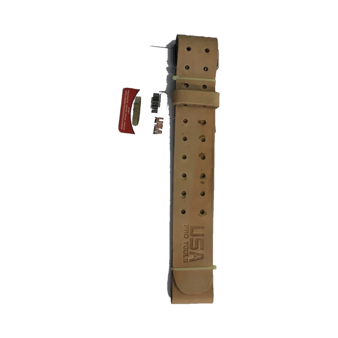 USA Pro Tools Cinto de Cuero Resistente para Herramientas 2.5 Pulgadas 53"