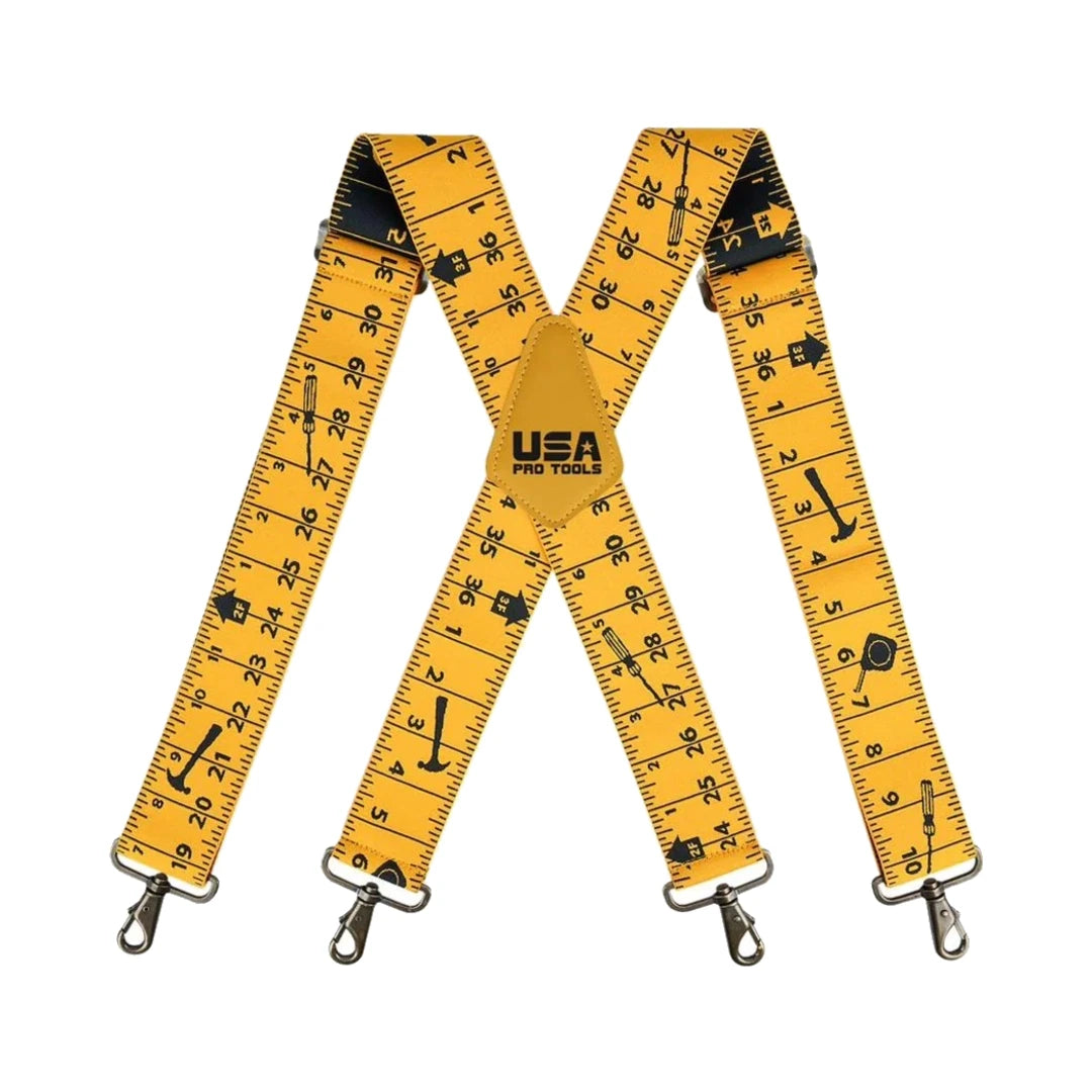 Tirantes de trabajo elásticos USA Pro Tools CRSST18 diseño cinta métrica