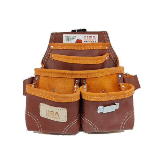 Bolsa de cuero doble bolsillo USA Pro Tools P-1224