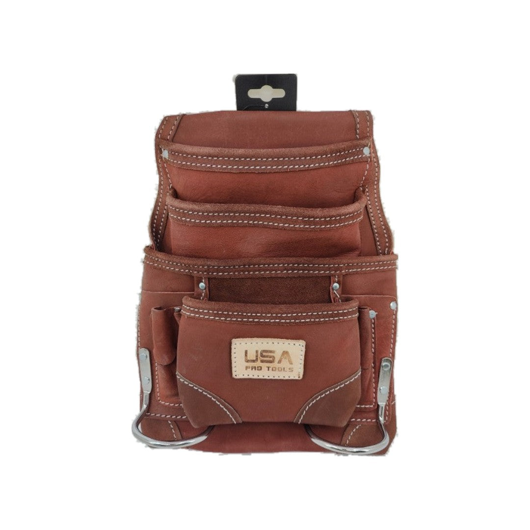 Bolsa de cuero para carpintero USA Pro Tools P-1259 cereza