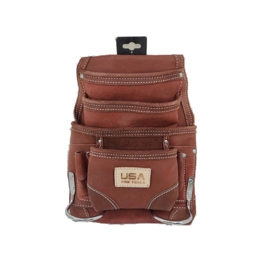 Bolsa de cuero para carpintero USA Pro Tools P-1259 cereza