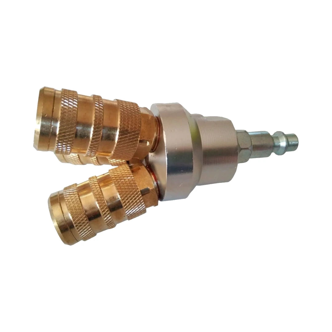 Divisor de aire 3 vías Zeluga ZL256, vista lateral opuesta
